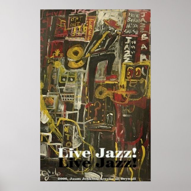 LIVE JAZZ POSTER (Framsidan)