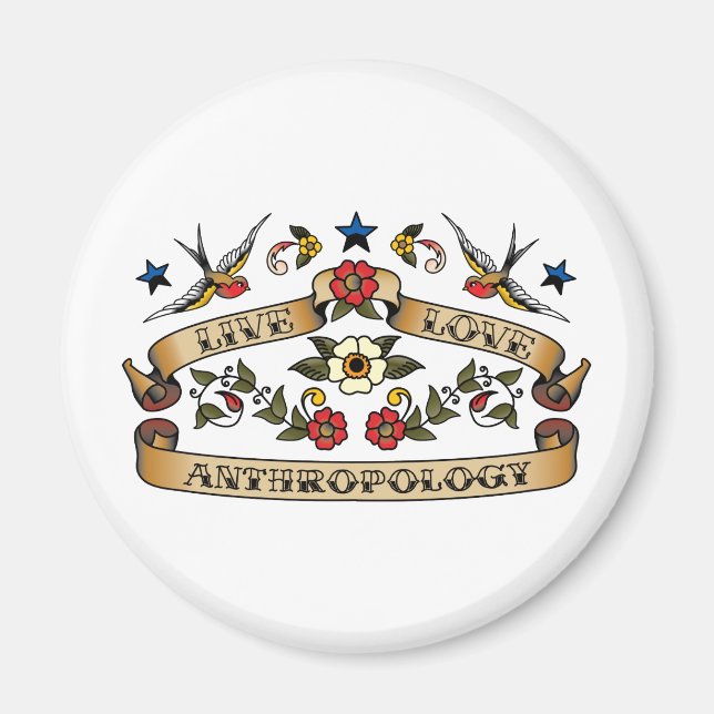 Live Kärlek Antropology Magnet (Framsidan)