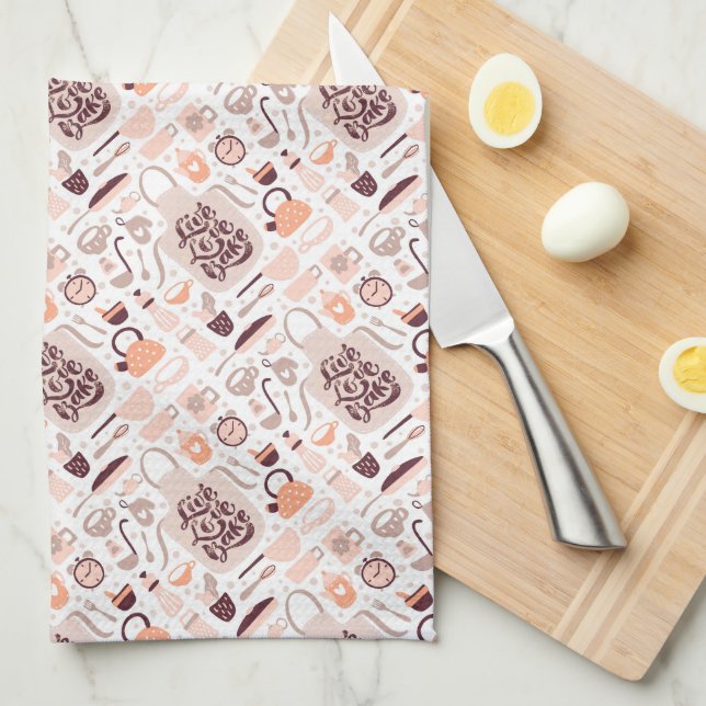 Live Kärlek Bake Kökshandduk (Vikt i Fjärdedel)