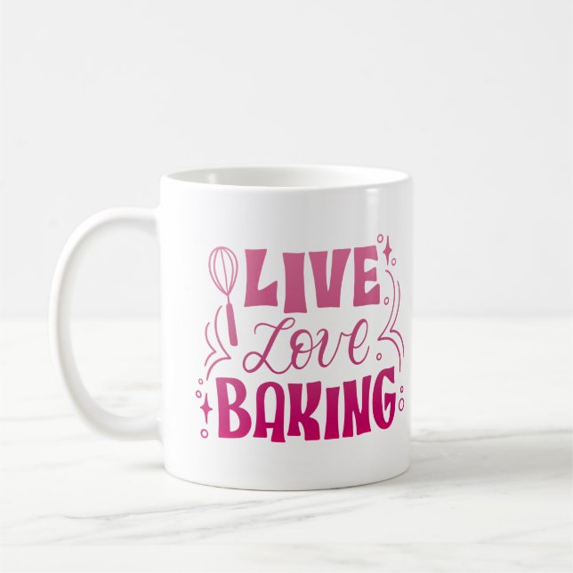 LIVE KÄRLEK BAKING KAFFEMUGG (Vänster)
