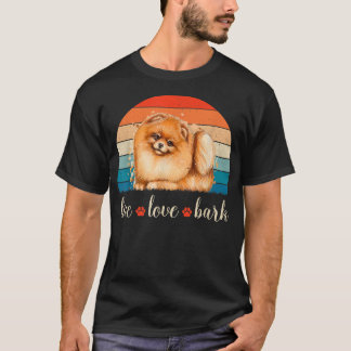Live Kärlek Bark Pommern T Shirt