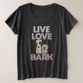 Live Kärlek Bark T Shirt