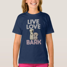 Live Kärlek Bark T-Shirt