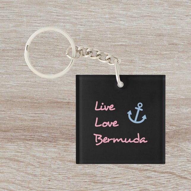 Live Kärlek Bermuda-skripttext med ankarMörk (Skapare uppladdad)