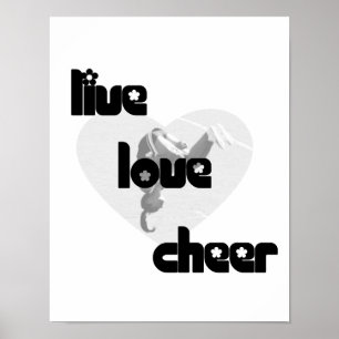 Live Kärlek Cheer Poster