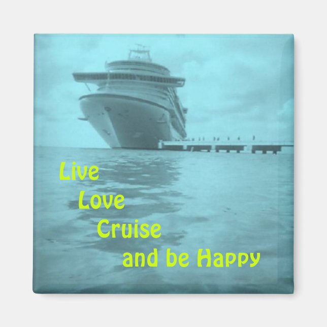 Live Kärlek Cruise Magnet (Framsidan)