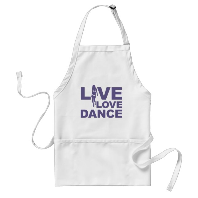 Live Kärlek Dance Förkläde (Framsidan)