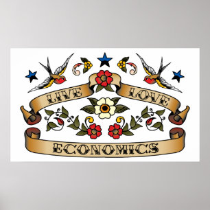 Live Kärlek Economics Poster