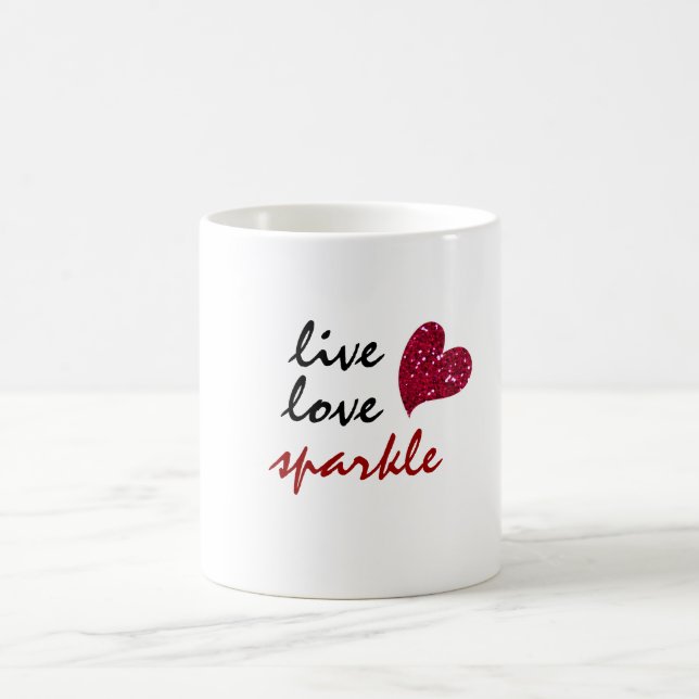 Live Kärlek Gnistra Kaffemugg (Center)
