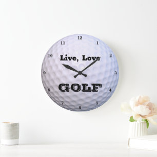 Live, Kärlek GOLF Stor Klocka