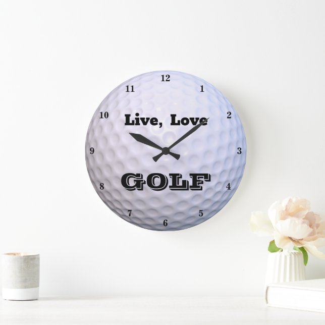 Live, Kärlek GOLF Stor Klocka (Hem)
