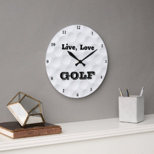 Live, Kärlek GOLF Stor Klocka