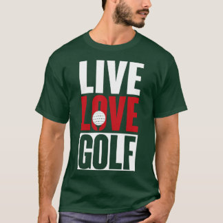 Live Kärlek Golf T Shirt