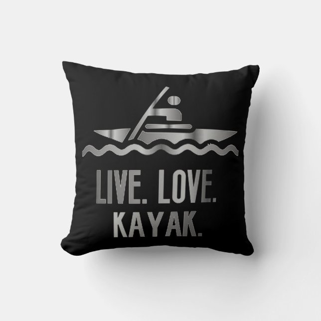 Live kärlek kayak kudde (Framsida)