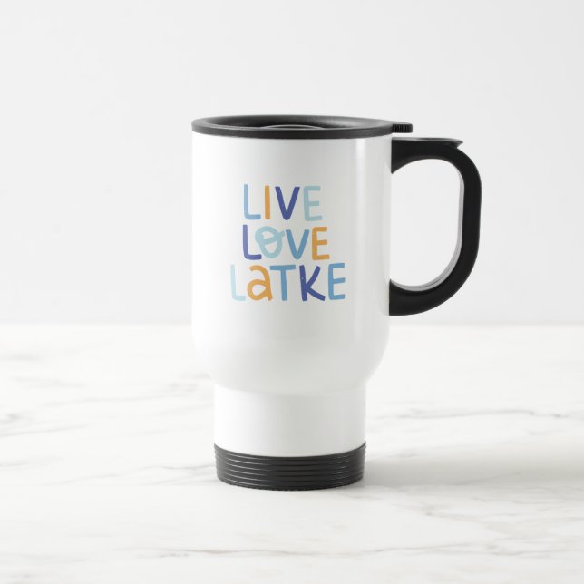 Live Kärlek Latke Hanukkah Design Resemugg (Höger)