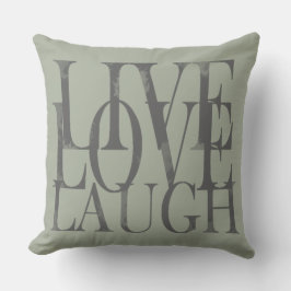 Live Kärlek Laugh-inspirationskälla Utomhuskudde