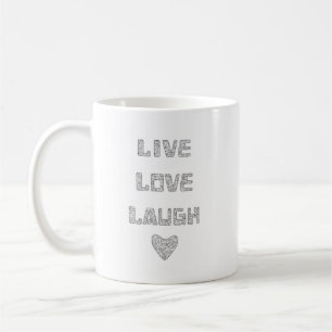 Live Kärlek Laugh Mugg
