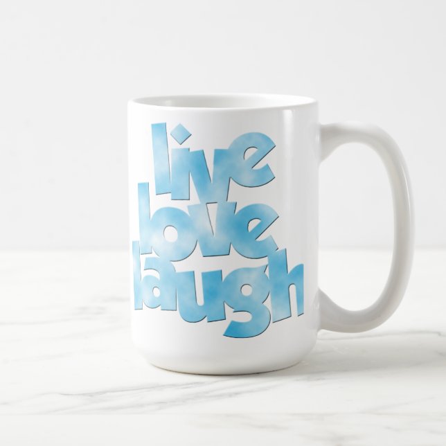Live Kärlek Laugh Mugg (Höger)