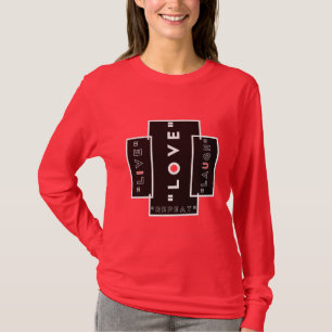 LIVE KÄRLEK LAUGH T SHIRT