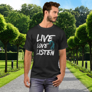 Live Kärlek Lyssna - Dövets medvetenhet T Shirt