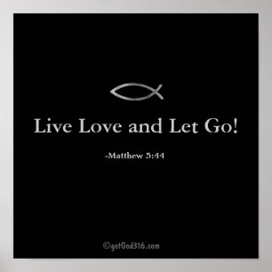 Live Kärlek och Let Go! gotGod316.com Skriptbok Poster