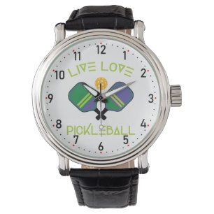 😍 Live, kärlek, pickleball   Armbandsur