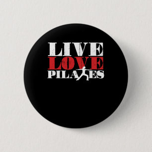 Live Kärlek Pilates Relaxcle Muscle Exercise Gift Knapp