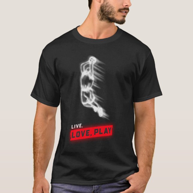 Live Kärlek Play T Shirt (Framsida)