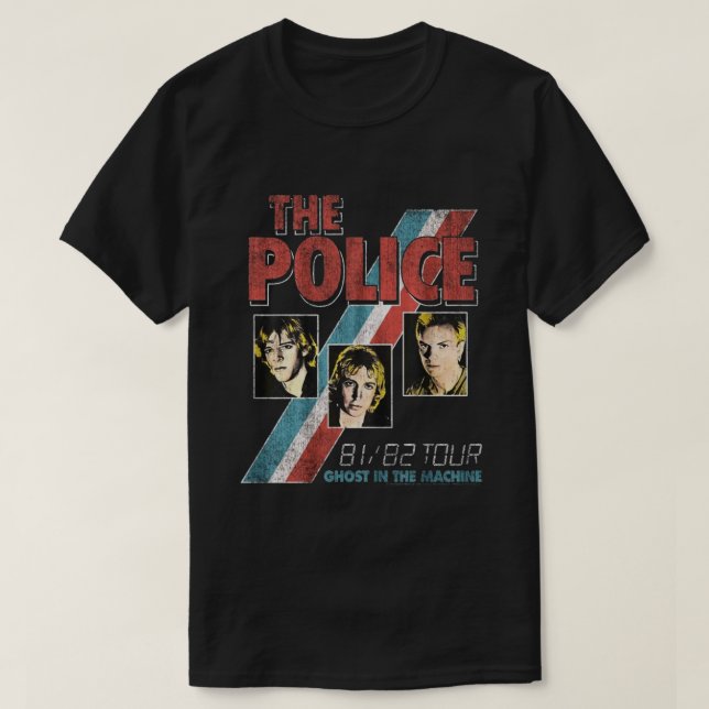 Live Kärlek: Polisens musikband-gåva T Shirt (Design framsida)