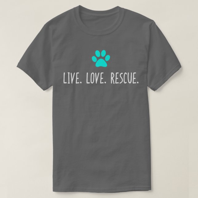 Live Kärlek Rädding Cute Veterinarian Vet Gift - 1 T Shirt (Design framsida)