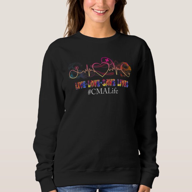 Live Kärlek Spara Lives Cma Life T Shirt (Framsida)
