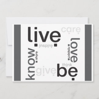 live, kärlek, vet du, var | Mini-print