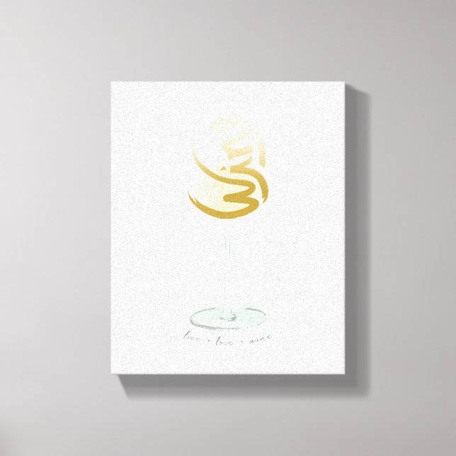 Live Kärlek Vin Canvastryck (Framsida)