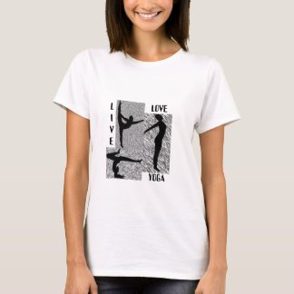 Live-Kärlek-Yoga T-shirt