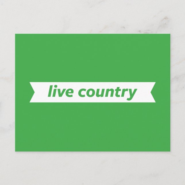 Live Land Vykort (Framsida)