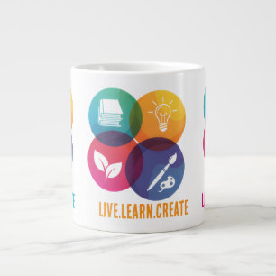 Live.Lär.Skapa Jumbo Coffee Mugg