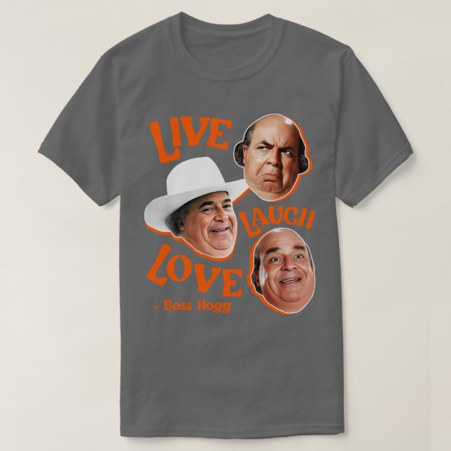 Live Laugh CHEF HOGG T Shirt (Design framsida)