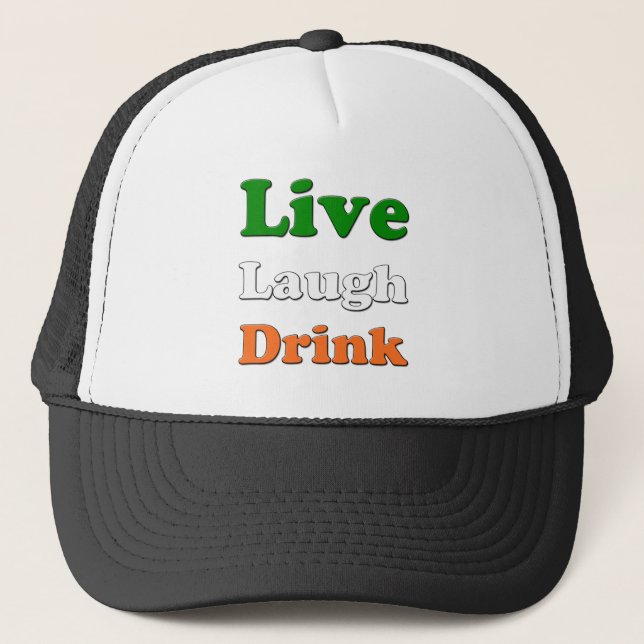 Live Laugh Drink Keps (Framsida)