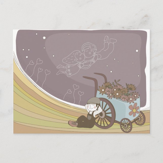 Live Laugh Kärlek #10 vykort (Framsida)