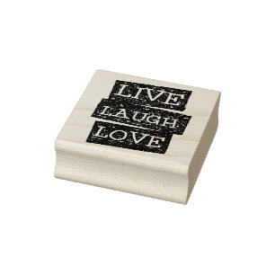 Live Laugh Kärlek 2 Stämpel