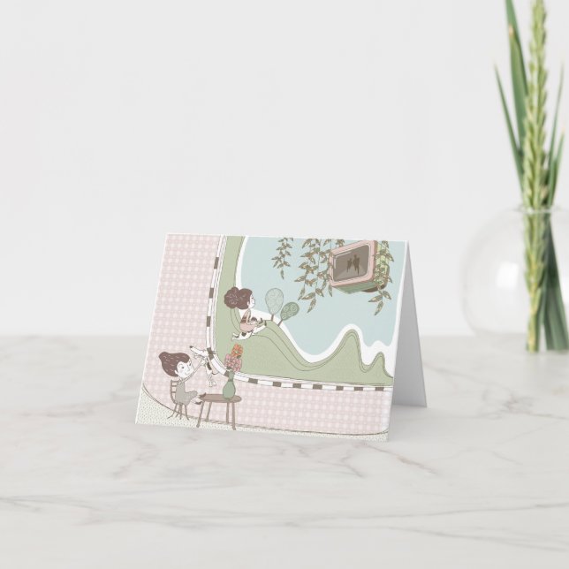 Live Laugh Kärlek #3-hälsningskort Kort (Framsida)