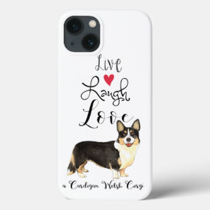 Live Laugh Kärlek a Cardigan Welsh Corgi