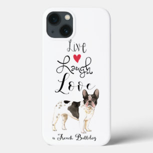 Live Laugh Kärlek a Fransk Bulldog