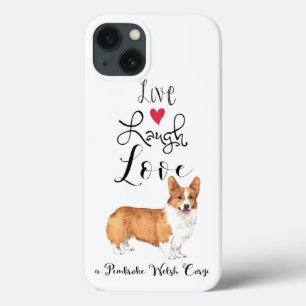 Live Laugh Kärlek a Pembroke Welsh Corgi