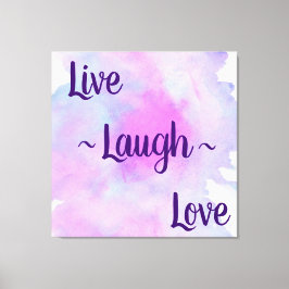 Live Laugh Kärlek Canvastryck