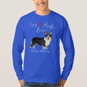 Live Laugh Kärlek Cardigan Welsh Corgi T-Shirt