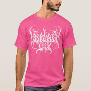 Live Laugh Kärlek - Död Metall Music Typography T Shirt