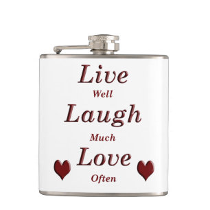 Live Laugh Kärlek Fickplunta