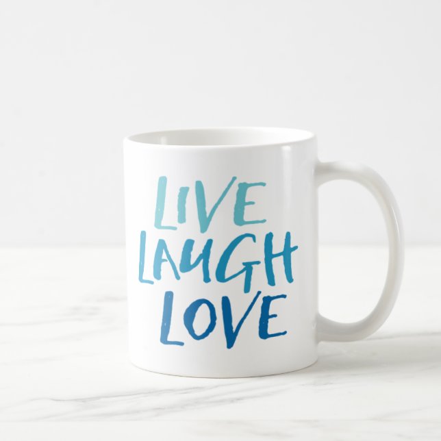 Live Laugh Kärlek Mugg (Höger)