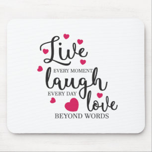 Live Laugh Kärlek Musmatta